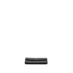 CHANEL FLAP LONG WALLET CAVIAR BLACK GHW