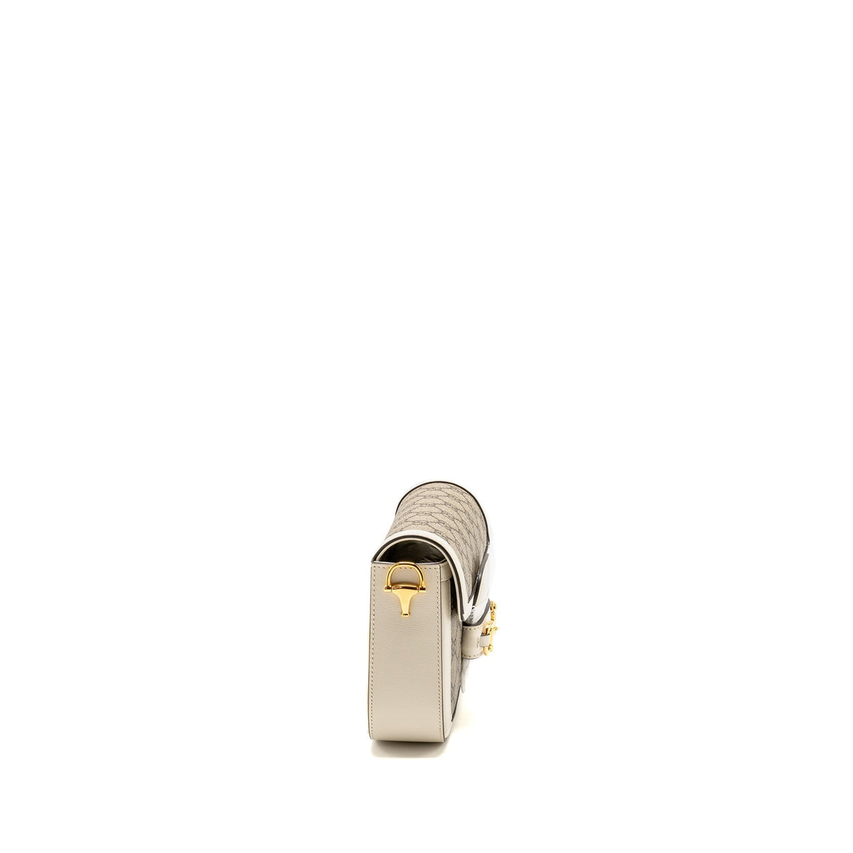 GUCCI MINI HORSEBIT 1955 BAG GG SUPREME CANVAS/LEATHER WHITE/MULTICOLOUR GHW