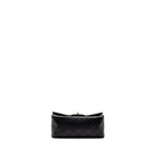 CHANEL MINI 2.55 REISSUE FLAP BAG AGED CALFSKIN BLACK GHW (MICROCHIP)
