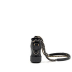 CHANEL SMALL GABRIELLE HOBO BAG WITH TOP HANDLE AGED CALFSKIN BLACK MULTICOLOURED HARDWARE