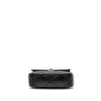 CHANEL SMALL 19 BAG GOATSKIN BLACK MULTICOLOUR HARDWARE