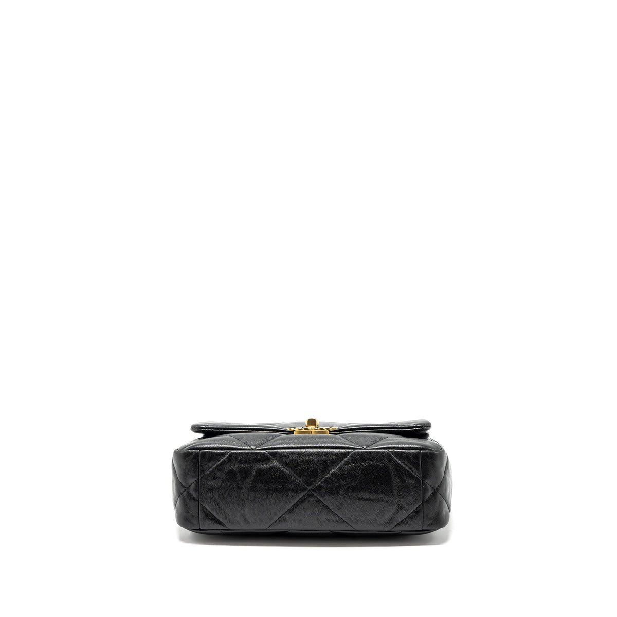 CHANEL SMALL 19 BAG GOATSKIN BLACK MULTICOLOUR HARDWARE