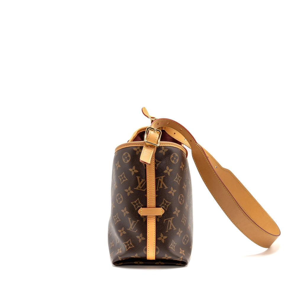 LOUIS VUITTON CARRYALL PM MONOGRAM CANVAS/LEATHER GHW