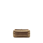 Chanel small coco handle caviar metallic gold GHW