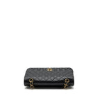 CHANEL MEDIUM CLASSIC DOUBLE FLAP BAG CAVIAR BLACK GHW