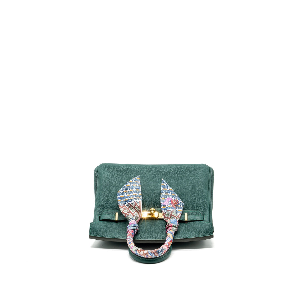 HERMES BIRKIN 25 TOGO Z6 MALACHITE GHW