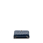 Chanel Mini Rectangular Flap Bag Lambskin Navy SHW