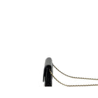 CHANEL CLASSIC WALLET ON CHAIN LAMBSKIN BLACK GHW