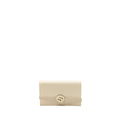 GUCCI INTERLOCKING G CROSSBODY CHAIN BAG WALLET LEATHER WHITE LGHW