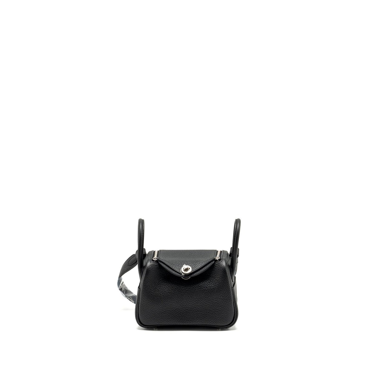 HERMES MINI LINDY CLEMENCE BLACK SHW