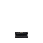 CHANEL MINI 2.55 REISSUE FLAP BAG AGED CALFSKIN BLACK GHW (MICROCHIP)