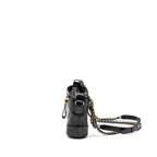CHANEL SMALL GABRIELLE HOBO BAG CALFSKIN BLACK MULTICOLOUR HARDWARE
