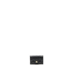 CHANEL CLASSIC FLAP CARD HOLDER CAVIAR BLACK GHW (MICROCHIP)