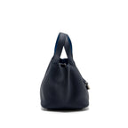 HERMES PICOTIN 22 LOCK BAG CLEMENCE/ SWIFT BLUE NUIT / BLUE FRANCE SHW