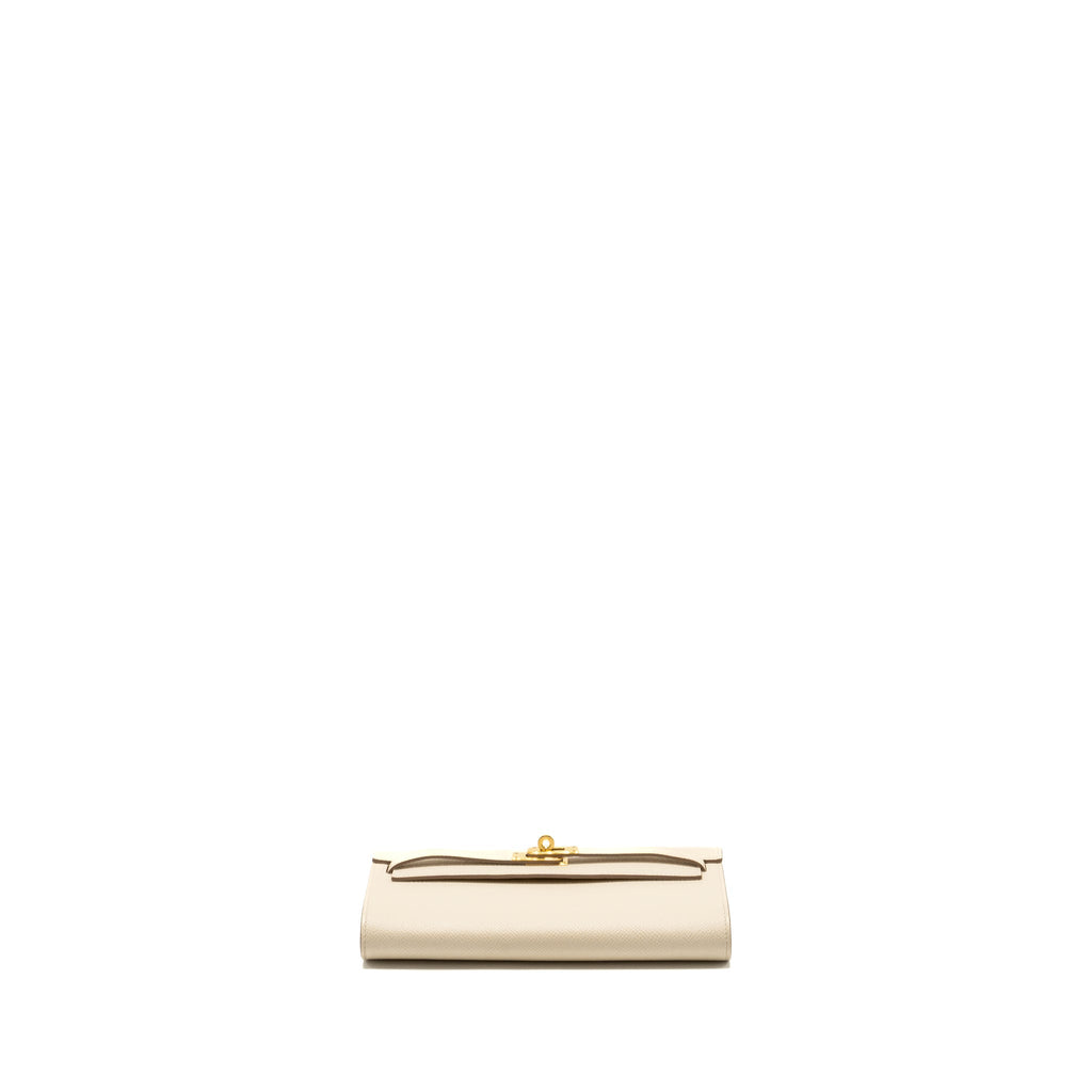 Hermes classic Kelly To Go epsom craie GHW