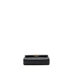 CHANEL 23P TOP HANDLE MINI FLAP BAG WITH CHAIN CAVIAR BLACK LGHW (MICROCHIP)