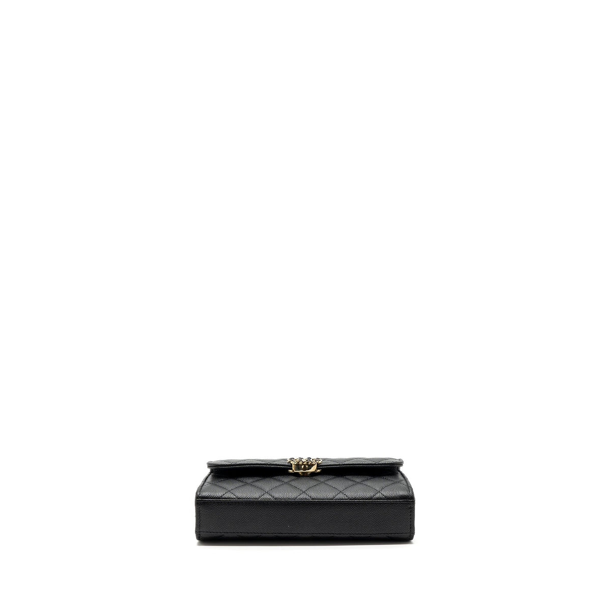 CHANEL 23P TOP HANDLE MINI FLAP BAG WITH CHAIN CAVIAR BLACK LGHW (MICROCHIP)
