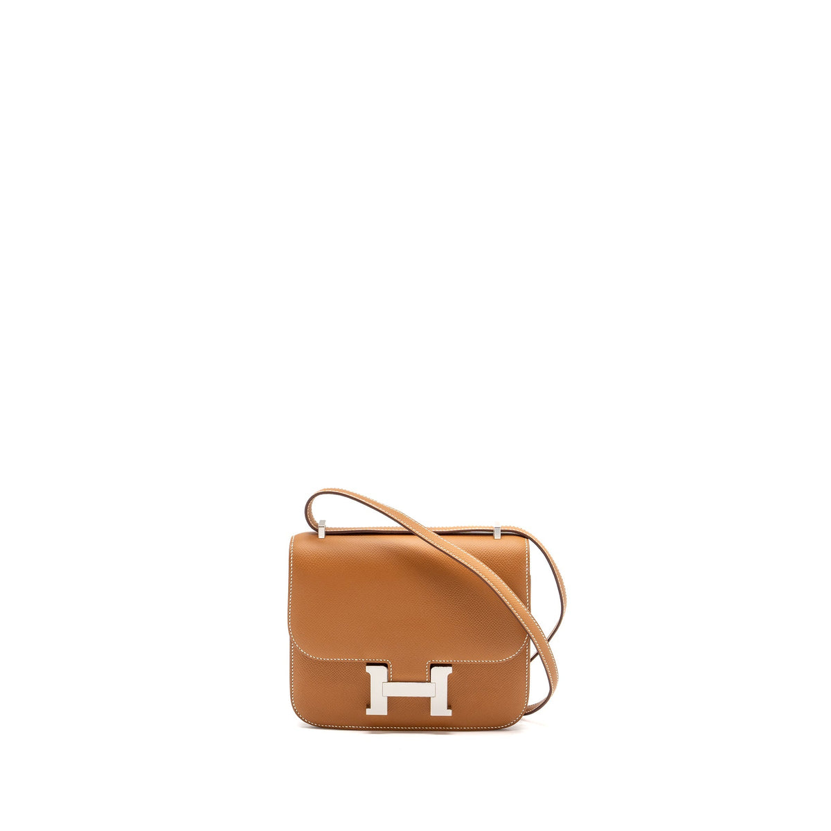 Hermes Mini Constance Epsom Gold SHW (new version)