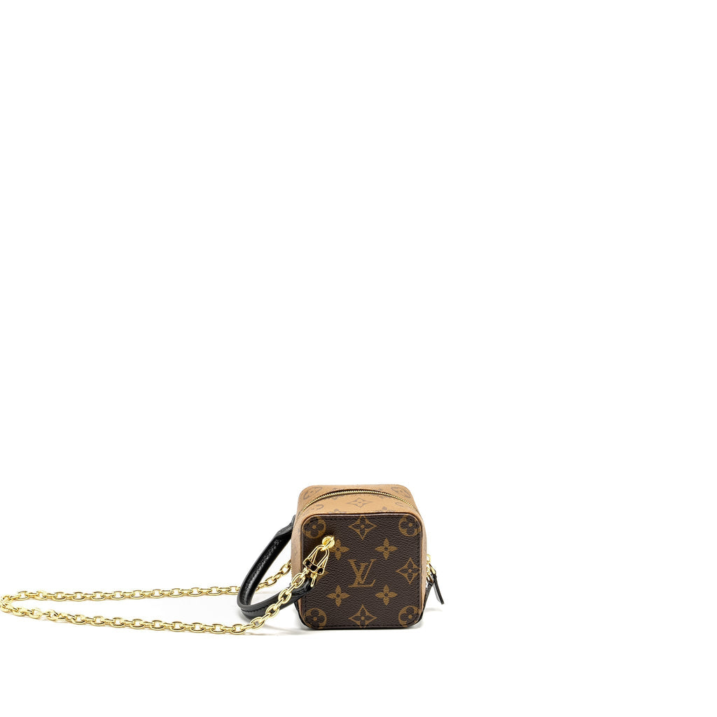 LOUIS VUITTON DICE BAG REVERSE MONOGRAM CANVAS / LEATHER GHW