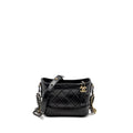 CHANEL SMALL GABRIELLE HOBO BAG CALFSKIN BLACK MULTICOLOUR HARDWARE