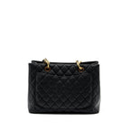 CHANEL GRAND SHOPPING TOTE BAG CAVIAR BLACK GHW