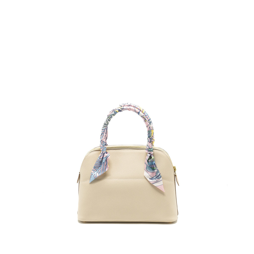 Hermes Bolide 27 Epsom Craie GHW