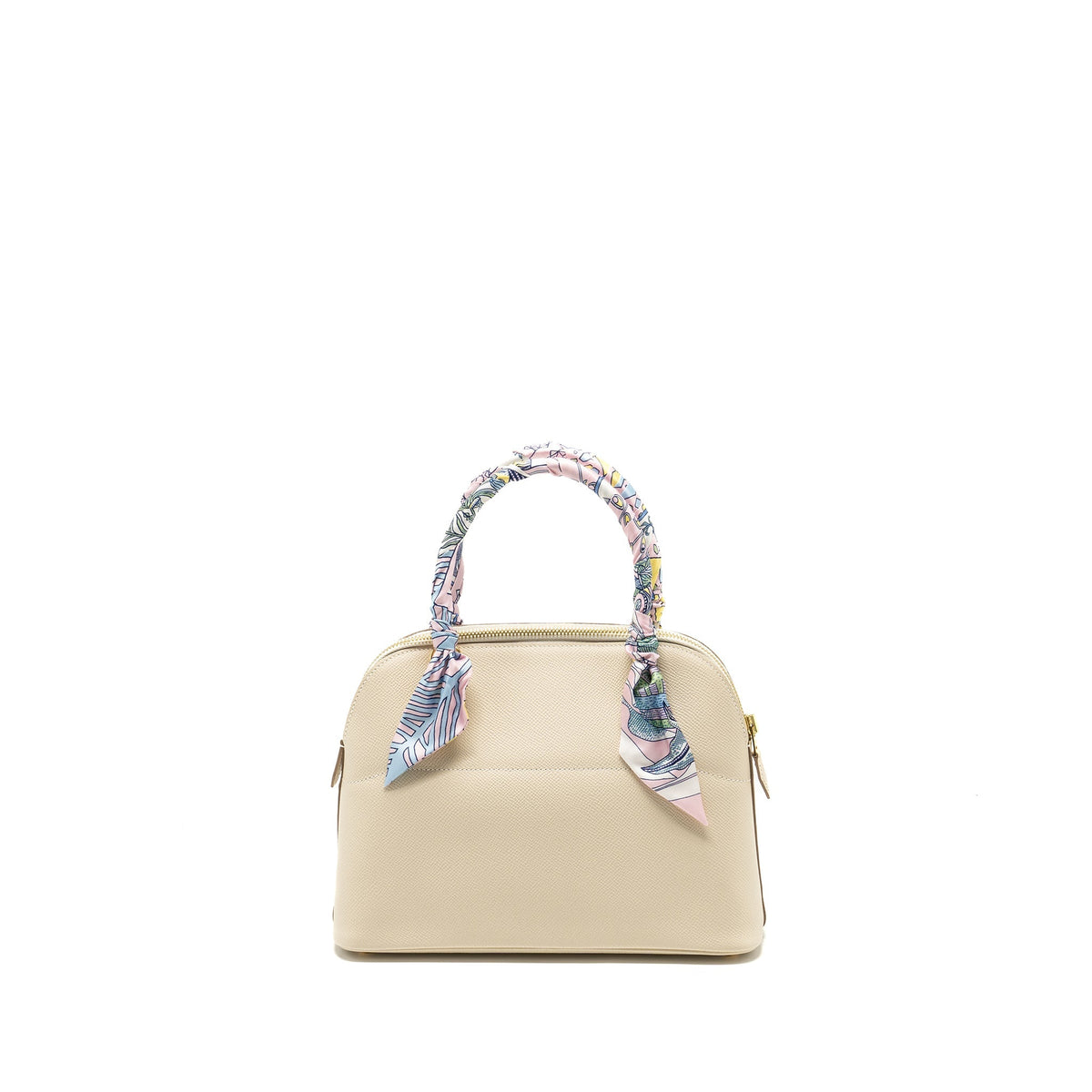 Hermes Bolide 27 Epsom Craie GHW