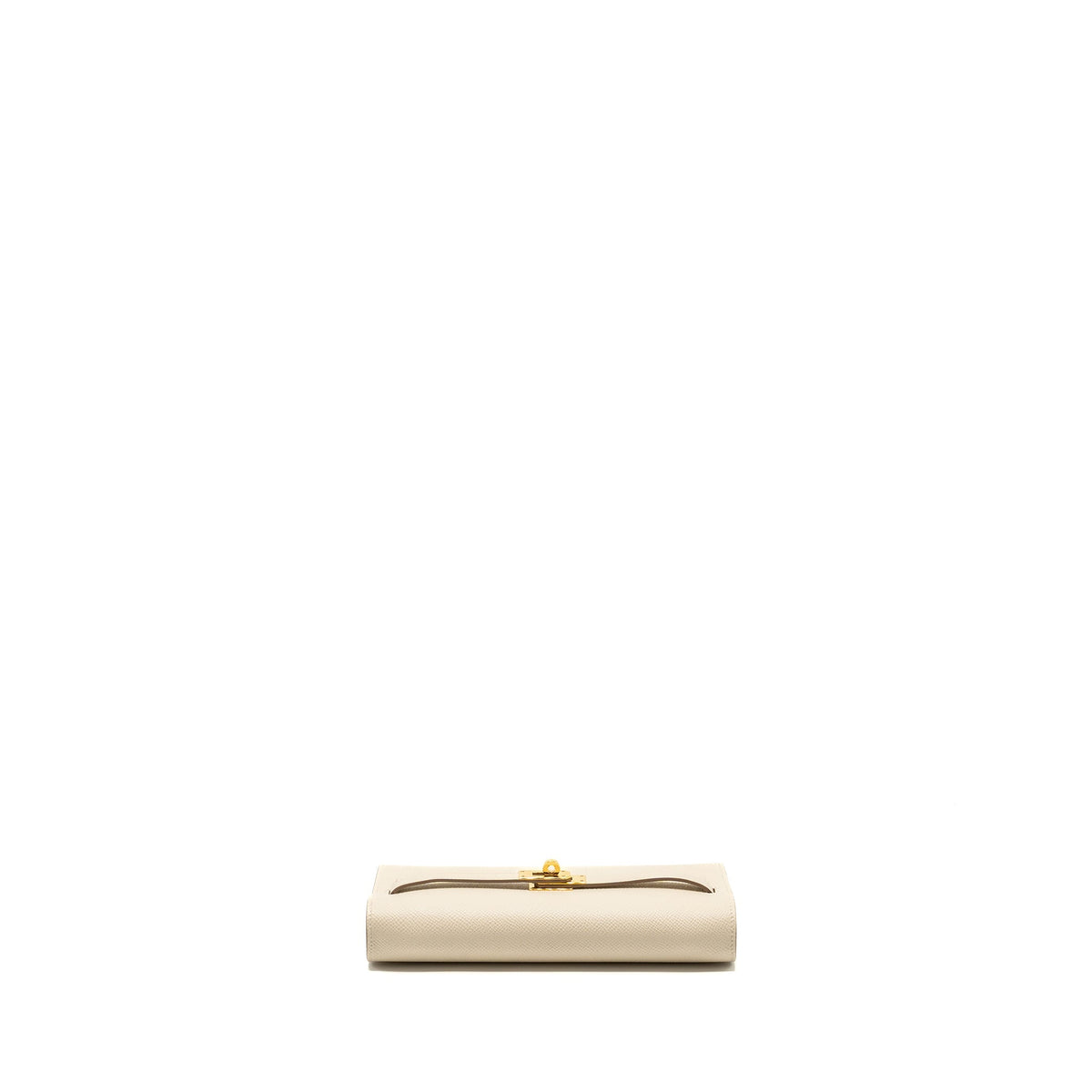 Hermes classic Kelly To Go epsom craie GHW