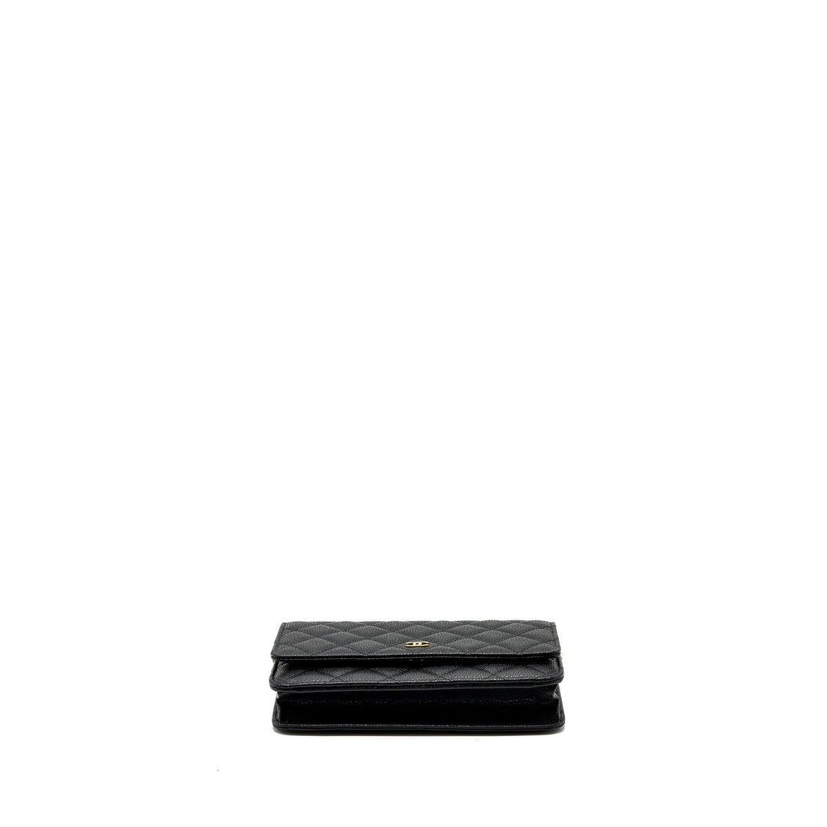 CHANEL CLASSIC WALLET ON CHAIN CAVIAR BLACK GHW