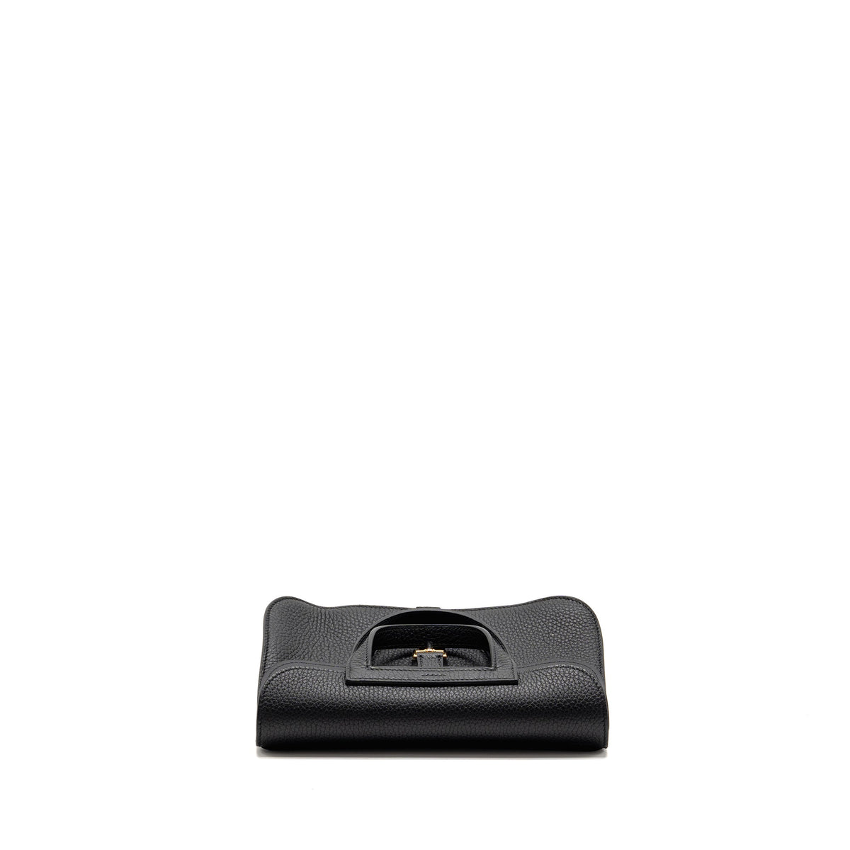 Hermes Halzan 25 Clemence Black GHW