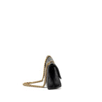 CHANEL SMALL 2.55 225 REISSUE FLAP BAG AGED CALFSKIN BLACK GHW