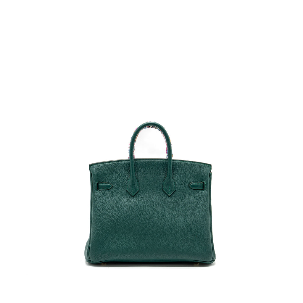 Hermes birkin 25 togo Z6 Malachite GHW