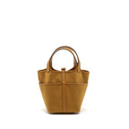 Hermes picotin cargo 18 lock bag swift / canvas desert / sesame SHW