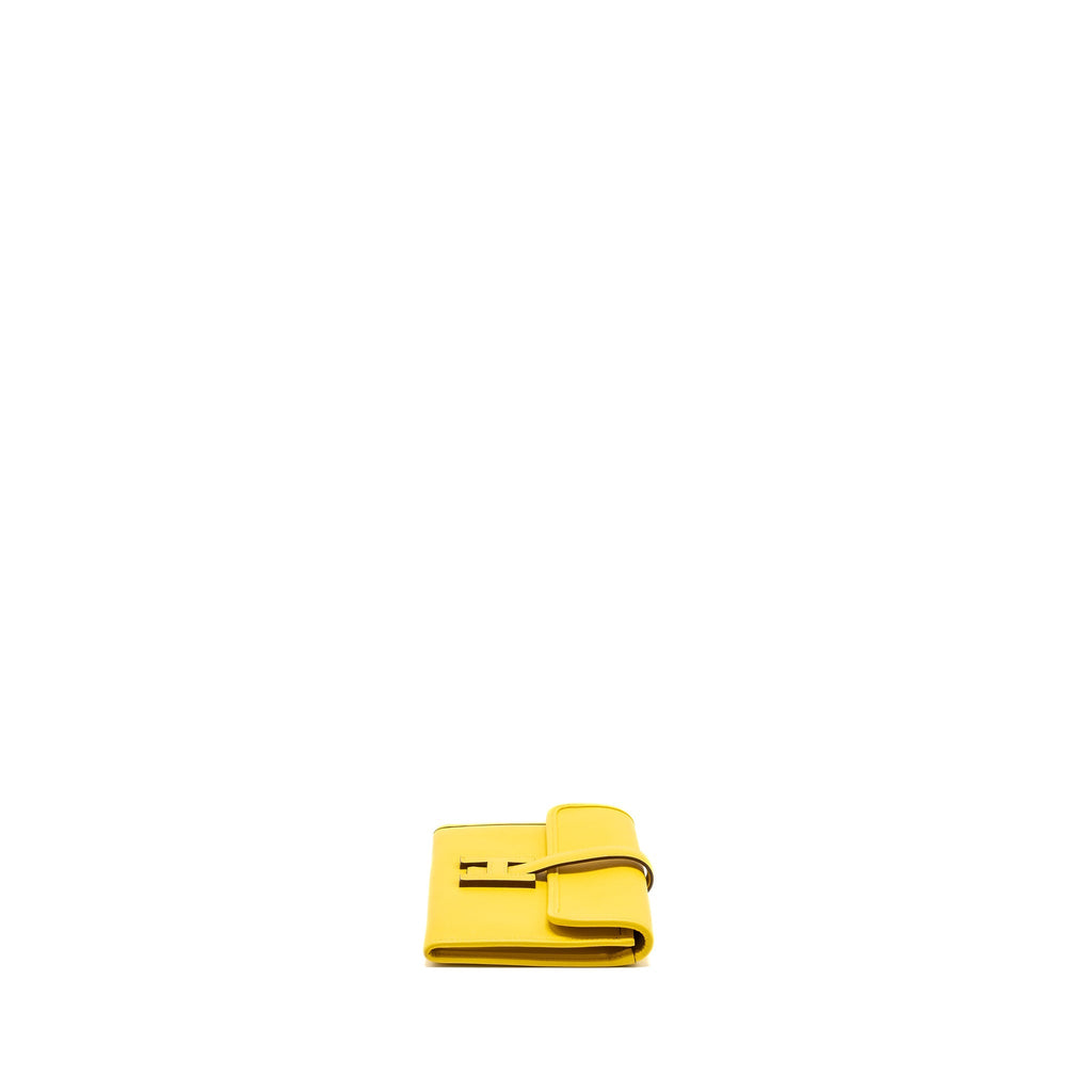 Hermes Jige Wallets swift Jaune De Naples / rose sakura SHW