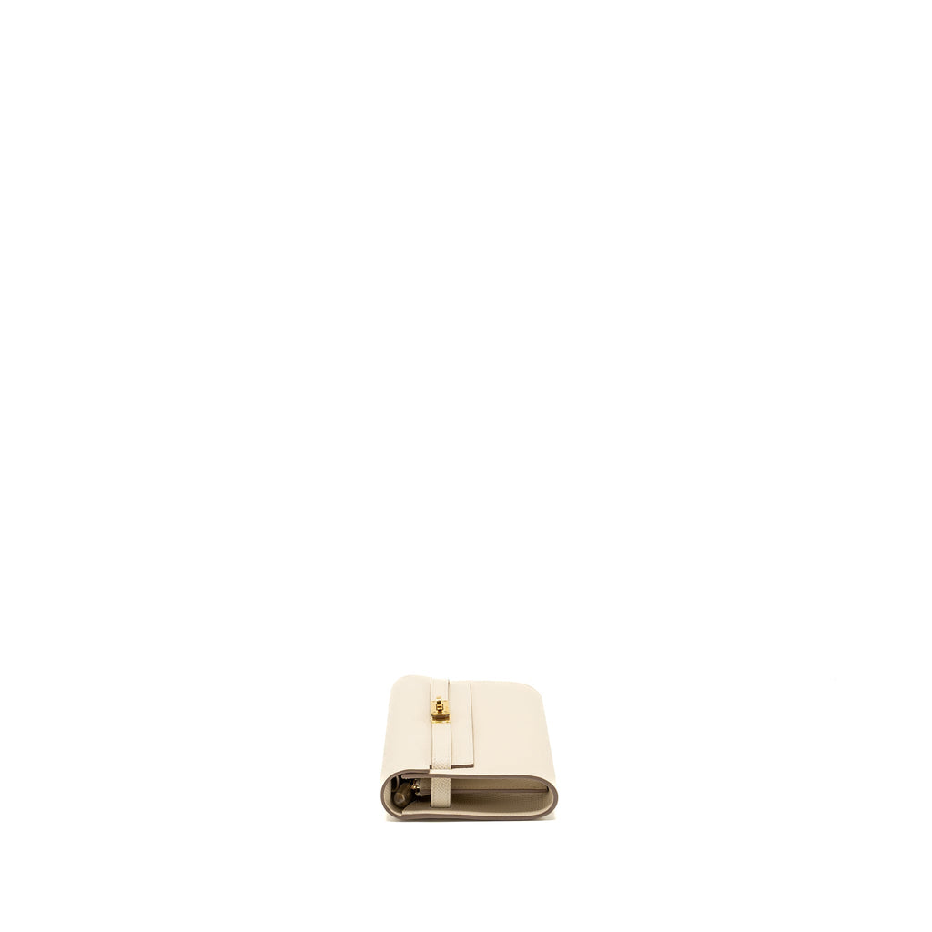 Hermes classic Kelly To Go epsom craie GHW