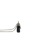 CHANEL 23P TOP HANDLE MINI FLAP BAG WITH CHAIN CAVIAR BLACK LGHW (MICROCHIP)