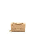 CHANEL SMALL CLASSIC DOUBLE FLAP BAG CAVIAR BEIGE GHW