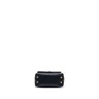 CHANEL MINI COCO HANDLE WITH LIZARD EMBOSSED HANDLE CAVIAR BLACK LGHW (MICROCHIP)