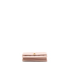 CHANEL PEARL CRUSH WALLET ON CHAIN LAMBSKIN LIGHT PINK GHW (MICROCHIP)