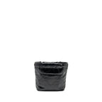 CHANEL MINI 22 BAG SHINY CALFSKIN BLACK GHW (MICROCHIP)