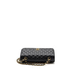 CHANEL MEDIUM CLASSIC DOUBLE FLAP BAG CAVIAR BLACK GHW