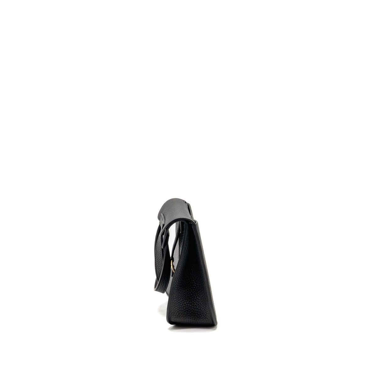 Hermes Halzan 25 Clemence Black GHW