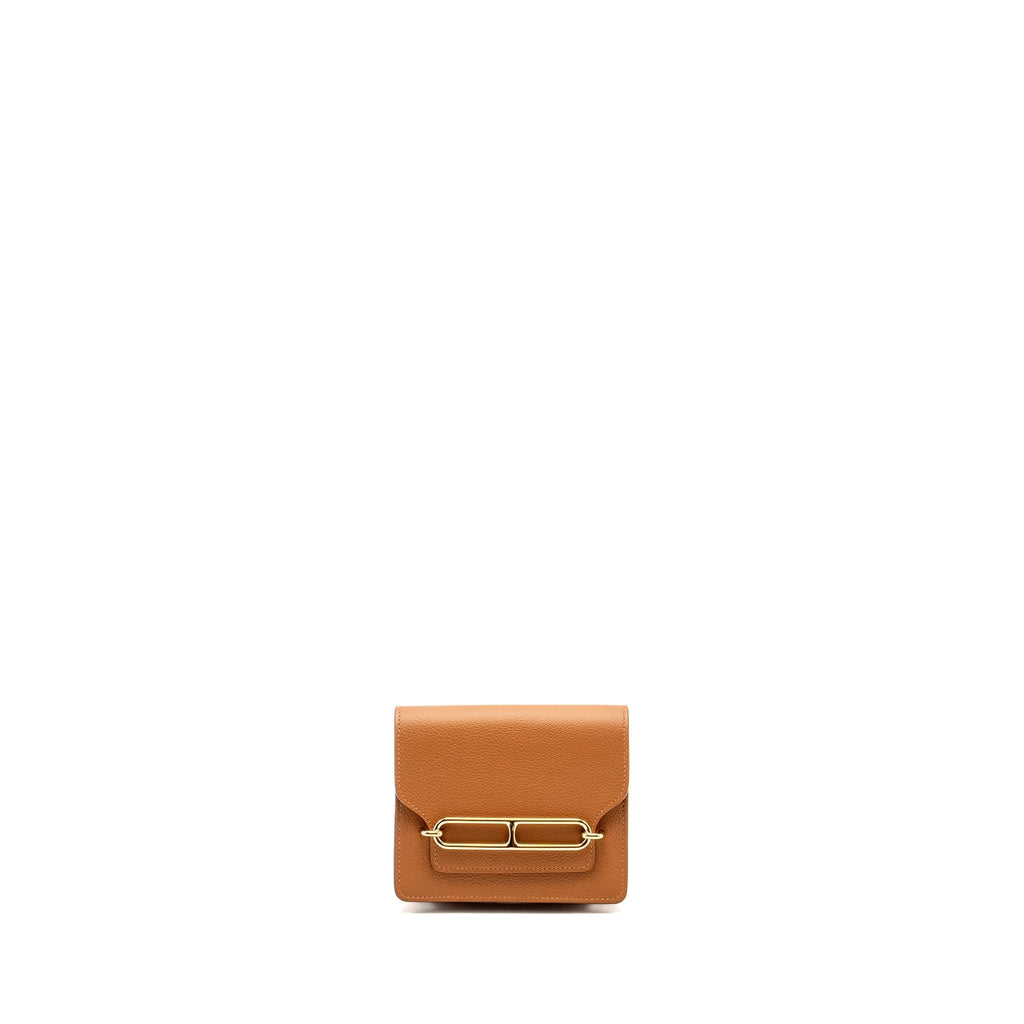 HERMES ROULIS SLIM EVERCOLOR GOLD/VERT FIZZ LGHW