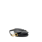 DIOR MEDIUM SADDLE BAG CALFSKIN BLACK GHW