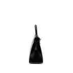 Hermes Kelly 28 Box Leather Black GHW