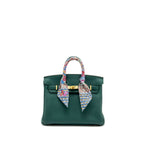 HERMES BIRKIN 25 TOGO Z6 MALACHITE GHW