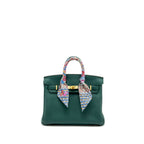 Hermes birkin 25 togo Z6 Malachite GHW