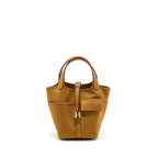Hermes picotin cargo 18 lock bag swift / canvas desert / sesame SHW