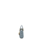 DIOR MICRO LADY DIOR BAG CANNAGE LAMBSKIN CLOUD BLUE LGHW
