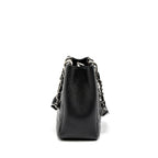 CHANEL GRAND SHOPPING TOTE/GST CAVIAR BLACK SHW
